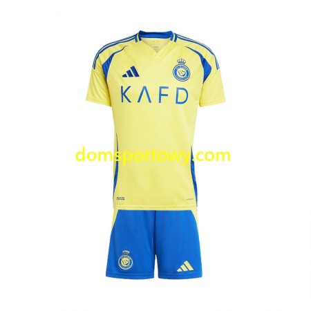 Koszulka Al Nassr Dziecięcy Domowe Koszulki Piłkarskie 2024-2025 Krótki Rękaw